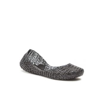 Balerini dama -  Textil - Negru