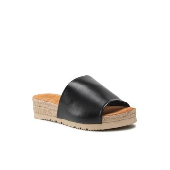 Espadrile dama -  Piele naturala - Negru - 36588