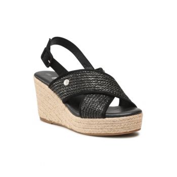 Espadrile dama -  Textil - Negru - 366485