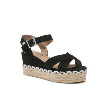 Espadrile dama -  Textil - Negru - 383158