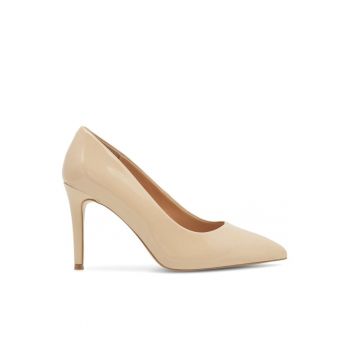 Pantofi dama -  590558831869937 - Piele naturala/Piele lacuita - Bej