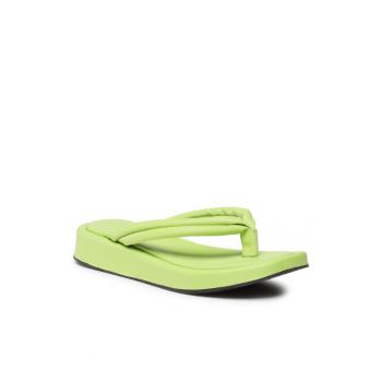 Papuci dama -  300349427 - Piele naturala - Verde