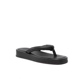 Papuci dama -  300349441 - Piele naturala - Negru