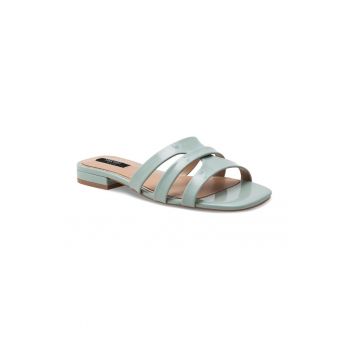 Papuci dama -  564416 - Piele ecologica - Albastru