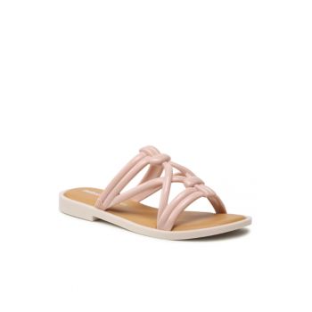 Papuci flip-flop dama -  Textil - Roz