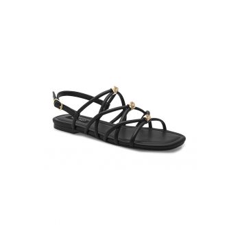 Sandale dama -  555513 - Piele ecologica - Negru