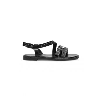 Sandale dama -  590559 - Piele ecologica - Negru