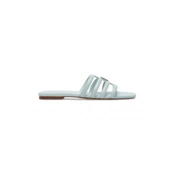 Slapi dama -  590559 - Piele naturala - Verde -