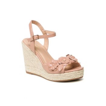 Espadrile dama -  Piele ecologica - Bej