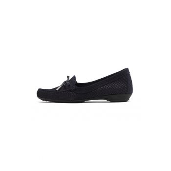 Mocasini dama -  317006 - Piele intoarsa - Albastru