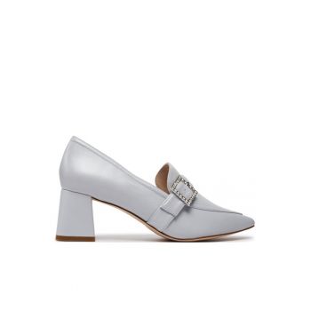 Pantofi dama  303670610 - Piele naturala - Albastru