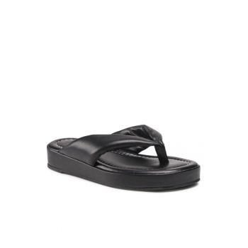 Papuci dama -  300277058 - Piele naturala - Negru
