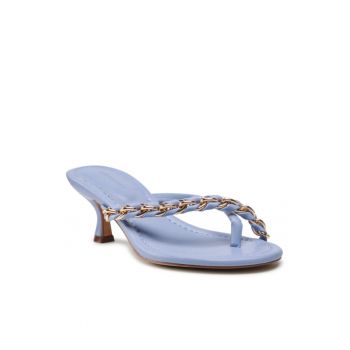 Papuci dama -  5904248776862 - Piele ecologica - Albastru