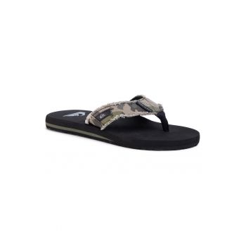 Papuci flip-flop barbati -  206545961 - Textil - Verde