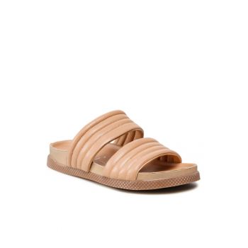Papuci flip-flop dama -  Piele naturala