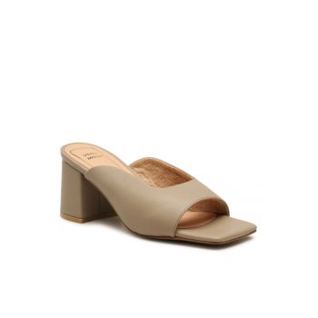 Papuci flip-flop dama -  Textil - Maro
