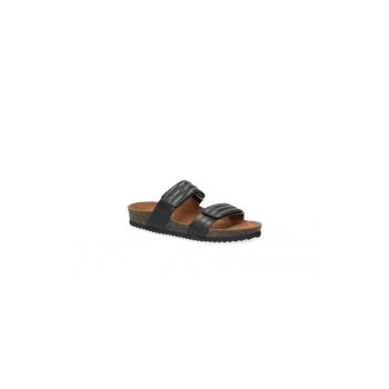 Sandale dama Black Nappa -  Piele naturala - Negru
