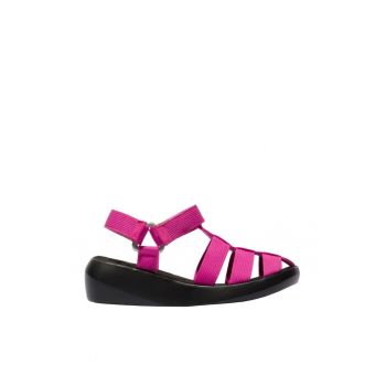 Sandale dama  Material textil - Roz