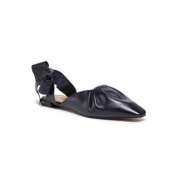 Sandale dama -  Piele naturala - Negru -