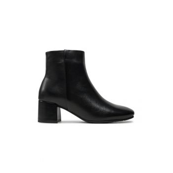 Botine 2-25003-43 Negru -  Piele lacuita