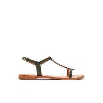 Sandale dama -  30414568141 - Piele naturala - Kaki
