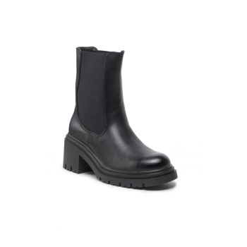 Botine dama -  301728429 - Piele ecologica - Negru