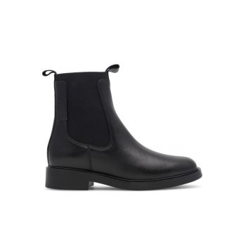 Botine dama -  590558810636441 - Piele naturala - Negru