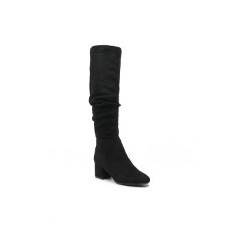 Cizme dama -  Textil - Negru