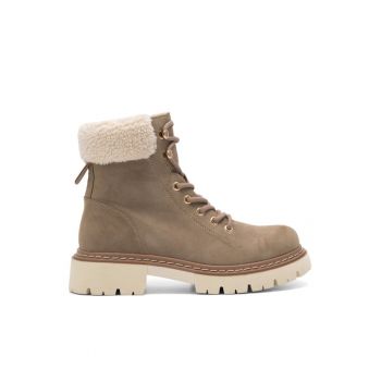 Botine dama -  590558807310937 - Piele ecologica - Bej