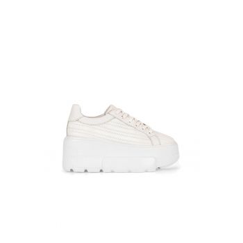 Pantofi sport dama -  590559 - Piele naturala - Alb