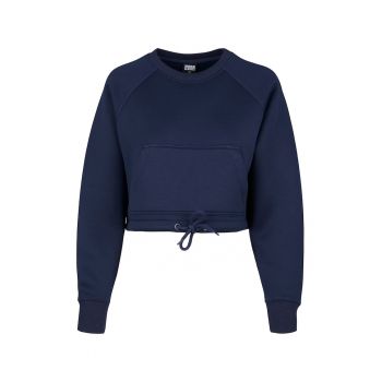 Bluza de trening crop cu maneci raglan