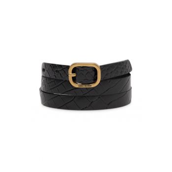 Curea dama -  590559 - Piele ecologica - Negru