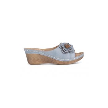 Slapi dama -  590559 - Sintetic - Albastru