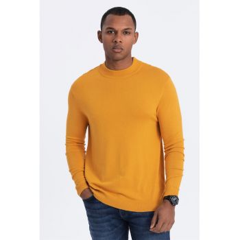 Pulover slim fit cu terminatii striate