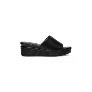 Slapi dama -  590559 - Piele naturala - Negru