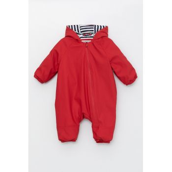 Salopeta cu vatelina  - gluga si maneci raglan