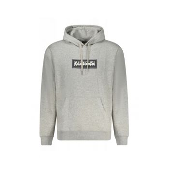 Hanorac barbati - cu imprimeu cu logo - Regular fit -  Gri