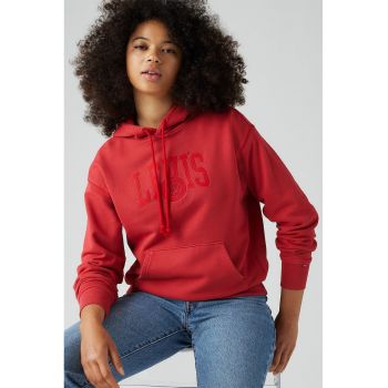 Hanorac relaxed fit de bumbac cu buzunar kangaroo