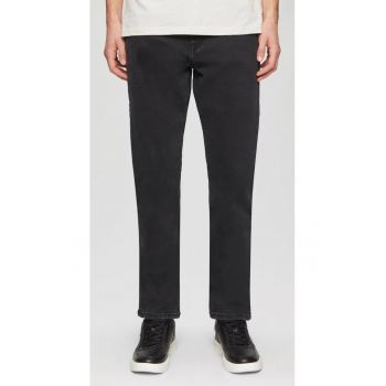 Blugi barbati Rick - croiala Slim Fit - talie medie -  by s.Oliver - Negru