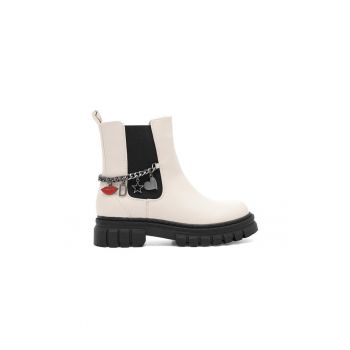 Botine copii -  590559 - Sintetic/Textil - Bej