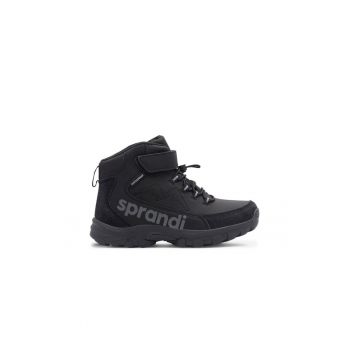 Cizme copii -  590559 - Piele ecologica - Negru -