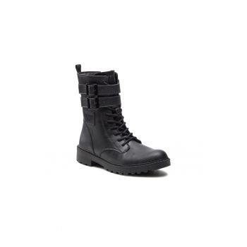 Bocanci fete -  300194973 - Piele ecologica - Negru