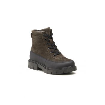Ghete fete -  5904862275185 - Kaki - Piele naturala/Piele intoarsa