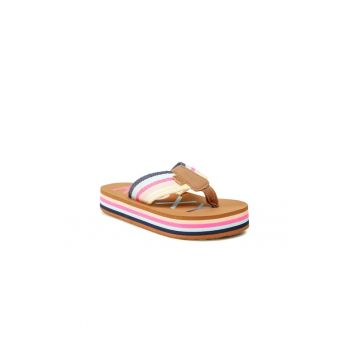 Papuci pentru fete -  Textil - Multicolor