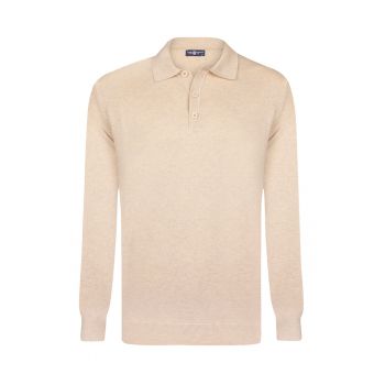 Pulover polo tricotat fin