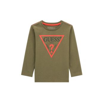Bluza de bumbac organic cu imprimeu logo