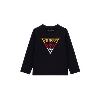Bluza din bumbac cu broderie logo