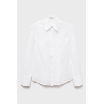 Camasa slim fit cu guler ascutit