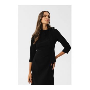 Rochie midi dama -  Gwalchakin - neagra