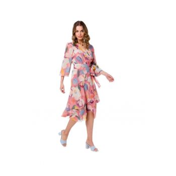 Rochie midi dama -  Numeak - roz